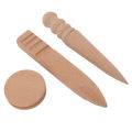 Leather Grinding Stick Leather Edges Burnisher Beech Wood Accurate Control for Handicrafts Making. 