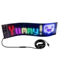 APP Control Flexible Led Screen | LED sign board Animation RGB LED Display Panel for Car, Shop Etc. 
