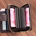 Accordion card bag women's driver's license set Doka driving license holster wallet men's all-in-one bag. 