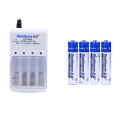 AA Battery charger, AAA Battery Charger, 4 Slot 1.2V Rechargeable AA AAA Battery Charger,- DoublePow. 