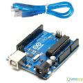 DIP UNO Arduino Uno R3 Development Board Microcontroller Based On ATmega328 With USB Cables For Arduino Electronics Circuitry & Parts.