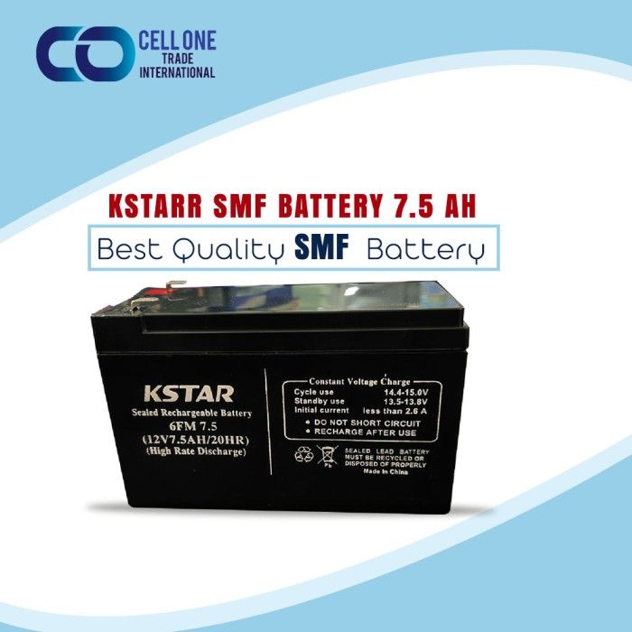 KSTAR 12V 7.5Ah Battery / Kstar UPS Battery 12V, 7.5AH / DC Current UPS Battery