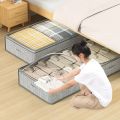 Portable Bed Bottom Storage Box Foldable Clothing Storage Box Waterproof Moisture-proof Household Storage Organizer.