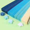540pcs/set Vintage Colorful Star Origami Paper Lucky Five-pointed Star Strip Folding Gradient Star Paper DIY Origami Paper. 