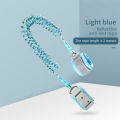 GC Kids Safety Harness Infant Baby Anti-lost Wrist Band Key Lock 360 Degree Rotation Anti-lost Rope.