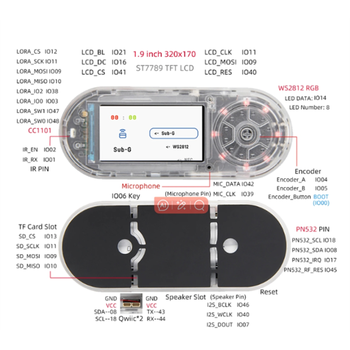 T-Embed%20ESP32-S3%20CC1101%20RF%20Transceiver%20PN532%20NFC%20RFID%20I2C%20Module%20-%20Image%204