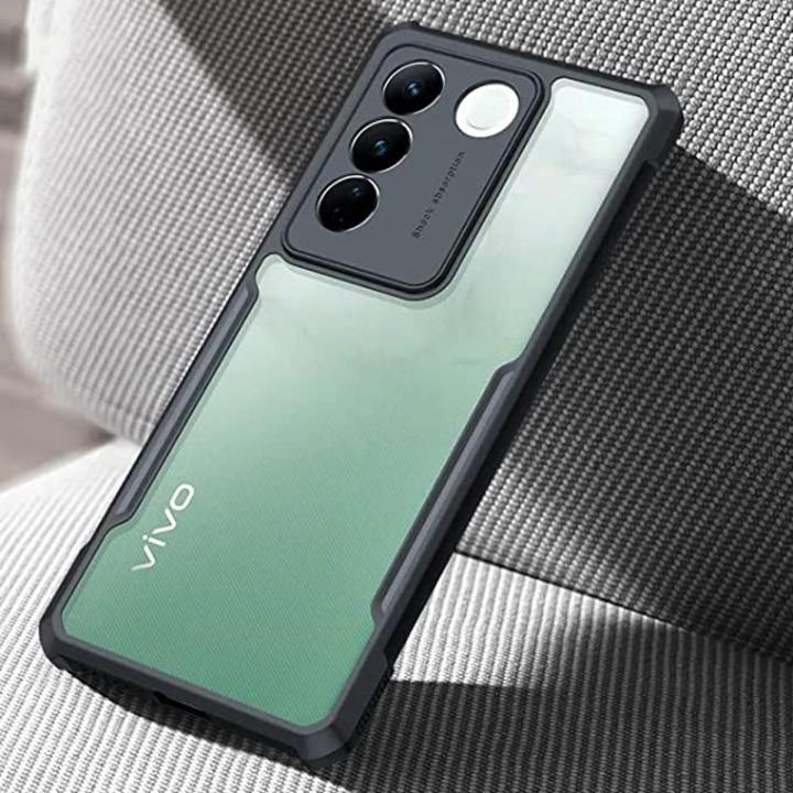 For Vivo V27/ V27Pro Transparent Acrylic Vivo V27 2023 Clear Casing Soft TPU Silicone Phone Case Ultra-Thin Shockproof Bumper Casing Back Cover