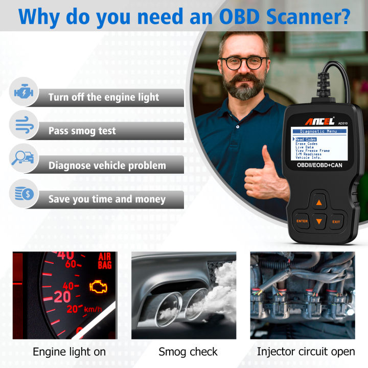 2024%20Newest%20Ancel%20AD310%20OBD2%20Scanner%20Clean%20Code%20Reader%20Check%20Engine%20ODB%202%20EOBD%20Auto%20Automotive%20Motro/%20Car%20Diagnostic%20Scan%20Tool%20For%20All%20Universal%20Cars%20Test%20-%20Image%202