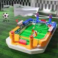 Mini Table Soccer Game Hand Eye Coordination Tabletop Football Game Toy for Family Adults. 