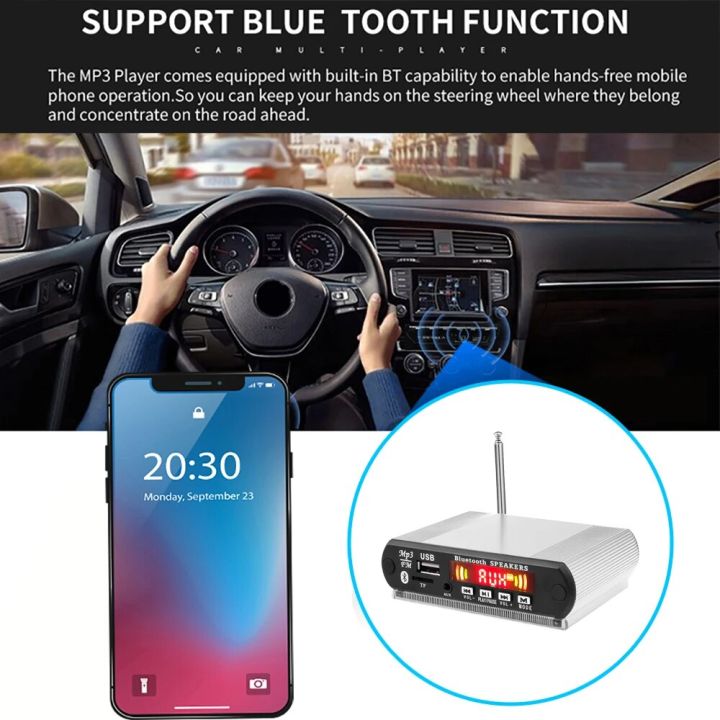 Kebidu%20DIY%20Bluetooth%20MP3%20Decoder%20Board%20Module%205V%2012V%20USB%20TF%20FM%20Radio%20Module%20Wireless%20MP3%20Player%20with%20Recording%20Function%20Car%20Kit%20-%20Image%206