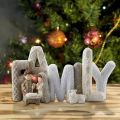 ChristDecoration Elegant Profile Nativity Set Nativity Ornament Delightful Beautiful English Letter Decoration. 