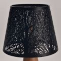 Small Lamp Shade Clip on Bulb, for Table Chandelier Wall Lamp Black. 