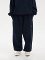 BENT IDEA Autumn New American Retro Casual Hasu Splice Sweatpants Pants. 