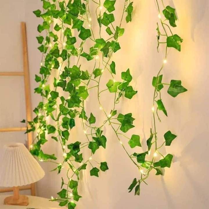 15%20Feet%20Magical%20Ambiance%20Artificial%20Vine%20Fairy%20Lights:%20Flower%20Green%20Leaf%20Design%20-%20Image%206