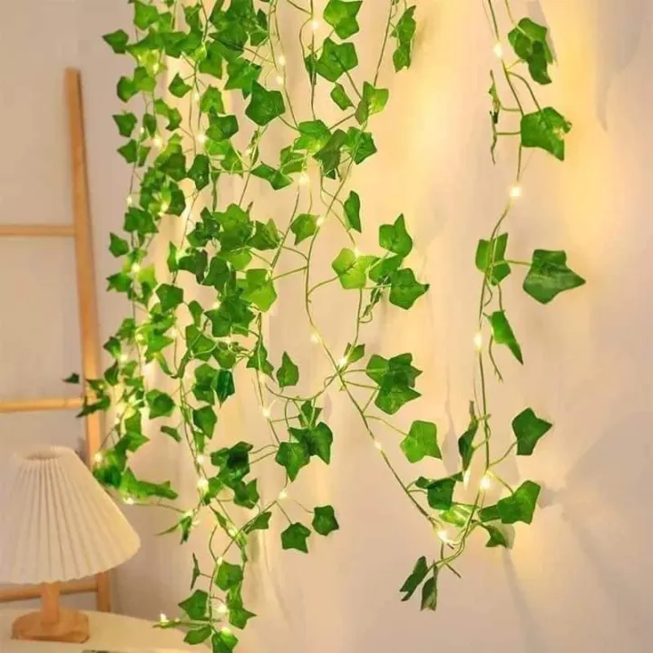 15%20Feet%20Magical%20Ambiance%20Artificial%20Vine%20Fairy%20Lights:%20Flower%20Green%20Leaf%20Design%20-%20Image%206