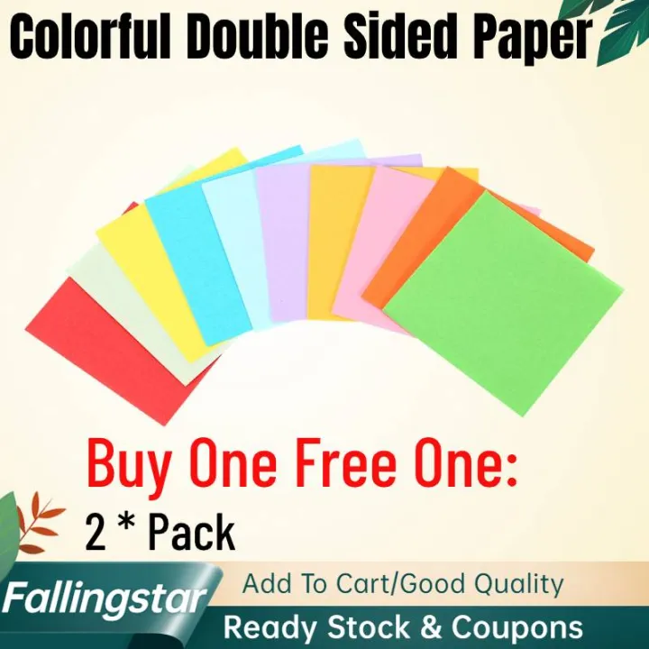 Square Origami Paper 1 Pack 520 pcs Folding Colorful Double Sided Crane Craft Sheets 7x7 cm