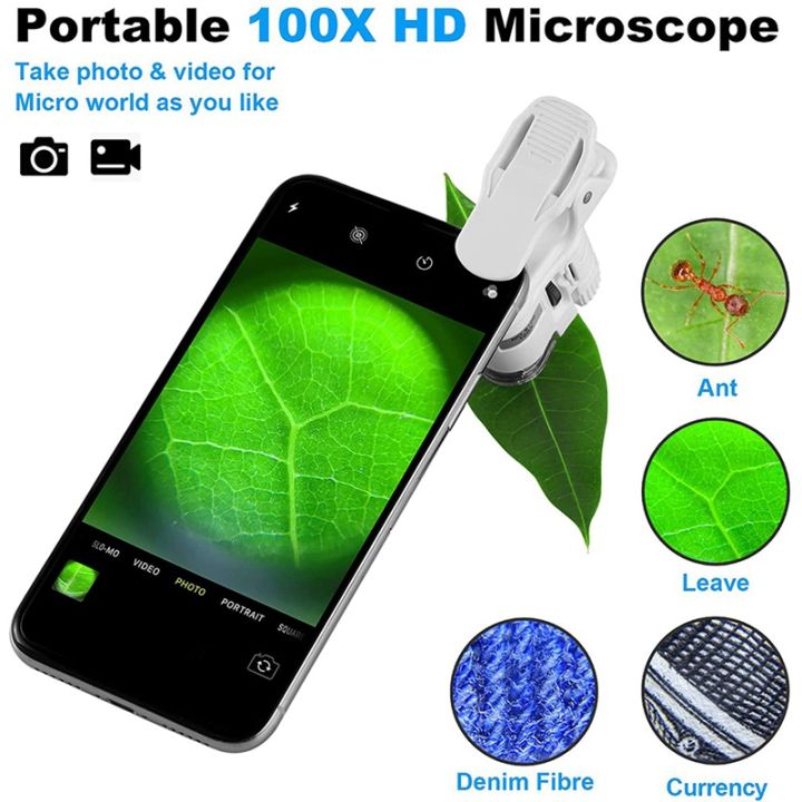 ARELENE%20100X%20Zoom%20Clip-on%20Microscope%20with%20LED%20Light,%20Portable%20Magnifier%20Loupe%20Pocket%20Magnifying%20Lens%20Glass%20-%20Image%205