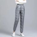 Women Casual Cotton Pantalones Oversize 4XL Warm Winter Jogger Pants Windproof Elastic High Waist Sweatpants Snow Wear Capris. 