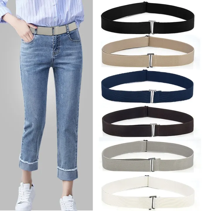 Adjustable%20Size%20Flat%20Buckle%20Elastic%20Waist%20Belt%20Jeans%20Pant%20Belt%20Women%20Belt%20No%20Show%20Stretch%20Belt%20Invisible%20Belt%20Slim%20Elastic%20Band%20-%20Image%203
