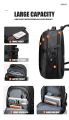 ARCTIC HUNTER B00388 Outdoor Climbing Backpack for Men 15.6-inch Light Large Capacity Travel Multi Functional Waterproof Backpack. 