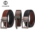 Men Reversible Casual High Quality Belt Man Genuine Leather Belt Male Strap Luxury Trouser Jeans Dress Belt For Men. 