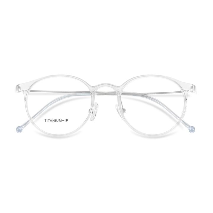 YIMARUILI%20New%20Ultra-light%20TR90%20Transparent%20Retro%20Round%20Pure%20Titanium%20Decorative%20Optical%20Prescription%20Glasses%20Frame%20Men%20And%20Women%20-%20Image%207