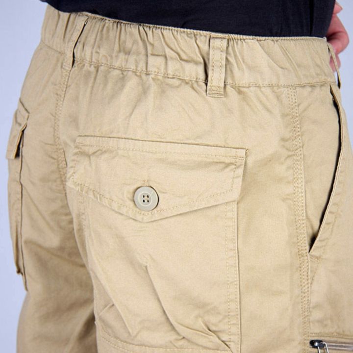 3XL%20Men%20Solid%20Color%20Breathablecket%20Loose%20Straight%20Capri%20Cropped%20Pants%20Trousers%20-%20Image%207