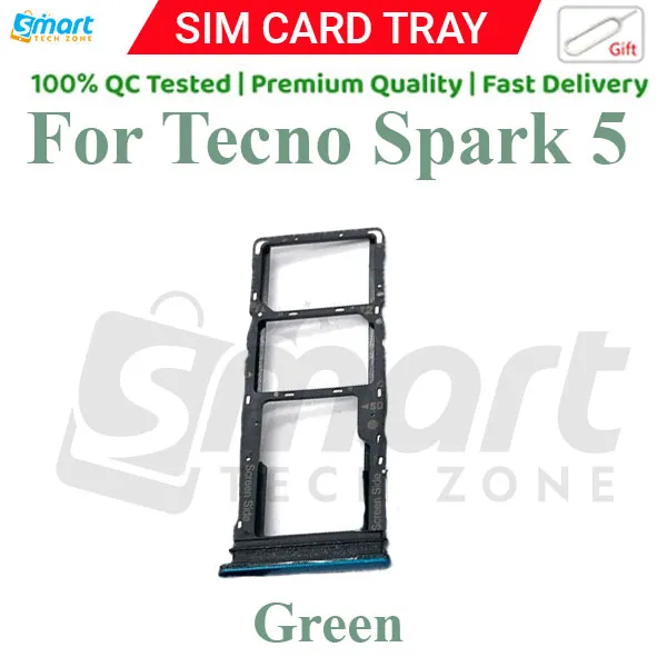 Tecno%20Spark%205%205%20Air%205%20Pro%20Sim%20Tray%20Micro%20SD%20Card%20Slot%20with%20Sim%20Ejector%20Pin%20Replacement%20Part%20-%20Image%204