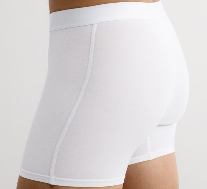 White Boxer Premium Cotton Boxer Underwear For Men single piece