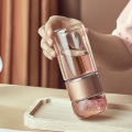 Water Cup 280ml Tea Water Separation Cute Make Tea Portable Water Bottles And Jugs Tea Separator Cup 7*18cm Double Layer Glass. 