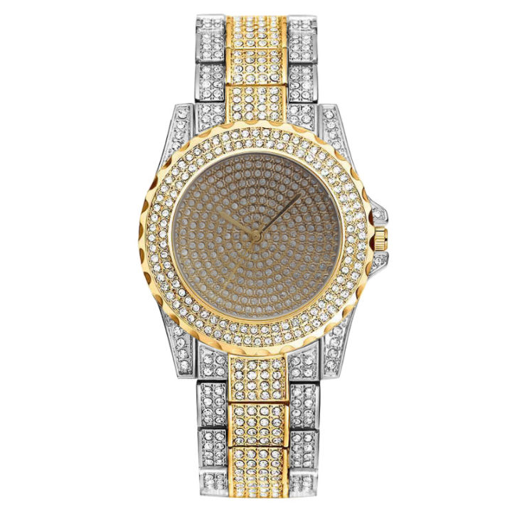 Fashion%20full%20diamond%20studded%20women's%20Quartz%20watch%20-%20Image%202