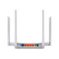 TP-Link Archer C50 Black AC1200 Wi-Fi Dual Band Router, 4 x 10/100 Mbps Fast Ethernet Ports, Supports MU-MIMO, Beamforming, Guest WiFi, Access Point Mode, IPv6 and Parental Controls.