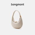 Songmont Songyue series medium moon curve bag designer crescent bag autumn and winter new products single shoulder armpit bag. 
