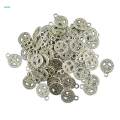 2x50 Pieces Antique Peace Sign Symbol Jewelry Making Charms Pendants. 