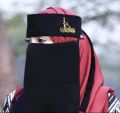 Black Embroidered Nekab Hijab: High-Quality, Comfortable Headscarf for Girls & Women. This elegant Hijab features intricate embroidery, ensuring a touch of sophistication. Perfect blend of style and comfort. 