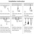 2Pcs Stainless Square Heavy Duty Ceiling Hook Wall Mounted Hook For Yoga Swings Hammocks Bracket Hardware Tool.