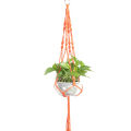 Nylon rope tassel flower pot hanging basket net knot rope bracket. 