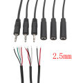 Machine Repair Extension Cable IY Audio Ear/4 Extreme Bare Female Jack Mono MM Male Plug/5/3.5 1 Piece 2./Stereo AUX 2/3 Line Connector D. 