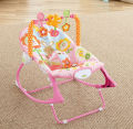 Infant to Toddler Rocker with sleeping sound/Baby Rocking Chair (Pink). 