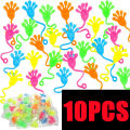 Happy Night 10-1PC Mini Sticky Hands Toys Perfect for Children Party Favors Boys and girls Pinata fillers Christmas Gift Bag Carnival Prizes. 