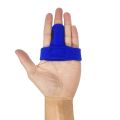 New Cloth Metal Finger Splint Brace Adjustable Black Blue Fracture Fix Pain Relief Wrist Support. 