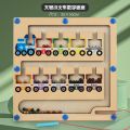 【 】 Baby's Magnetic Pen Labyrinth Beadwalk, Developing Brain Thinking, Exercising Patience for Children. 