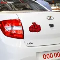 Three Ratels TRL417 #14x12.9cm bodybuilding bull  car stickers funny auto sticker decals. 