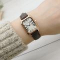 Fashion Retro Digital Dial Casual Watches Square Leather Strap Fashionable Clock Quartz Wristwatch for Women Gift Montres Femmes. 