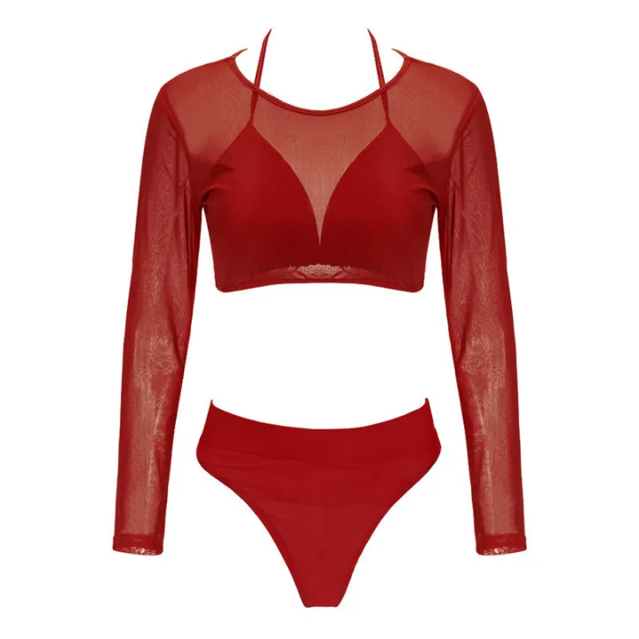 Morning%20long%20sleeve%20multicolor%20mesh%20bikini%20swimsuit%20-%20Image%205