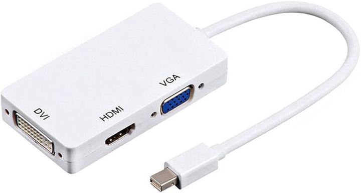 3-in-1 Mini DisplayPort to VGA DVI or HDMI Converter