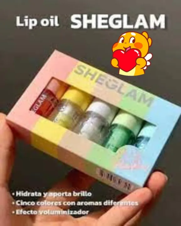 Sheglam%20Jelly%20Wow%20Hydrating%20Lip%20Oil%20Moisturizing%20Plumping%20Lip%20Gloss%205pcs%20Set%20-%20Image%203