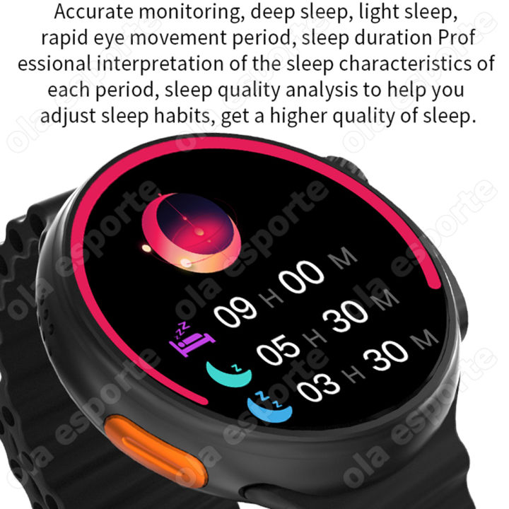 N%E2%80%8Bew%20Smartwatch%20Ultra%20Series%208%20BT%20Call%20Wireless%20Charging%20Full%20Touch%20Screen%20Health%20Monitor%20Waterproof%20Sport%20Men%20Smart%20watch%20Women%20-%20Image%205