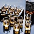 Heavy Base Square Shot Small Glass Set of 12 ,welcome Drink Tequila Shot Glasses, 60 ML Crystal Glass Transparent -12 pcs.