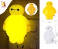 Beautiful White or Yellow Cartoon Night Light, Sensor system square LED DIM Light, Energy Saving Cartoon Night Light - Table Lamp. 
